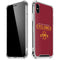 Iowa State University Athletic Text iPhone XS Max Clear Case